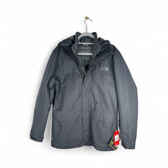 NWT The North Face Jacket Black Alligare Triclimate GORE-TEX Hooded Mens Size L - Picture 3 of 12